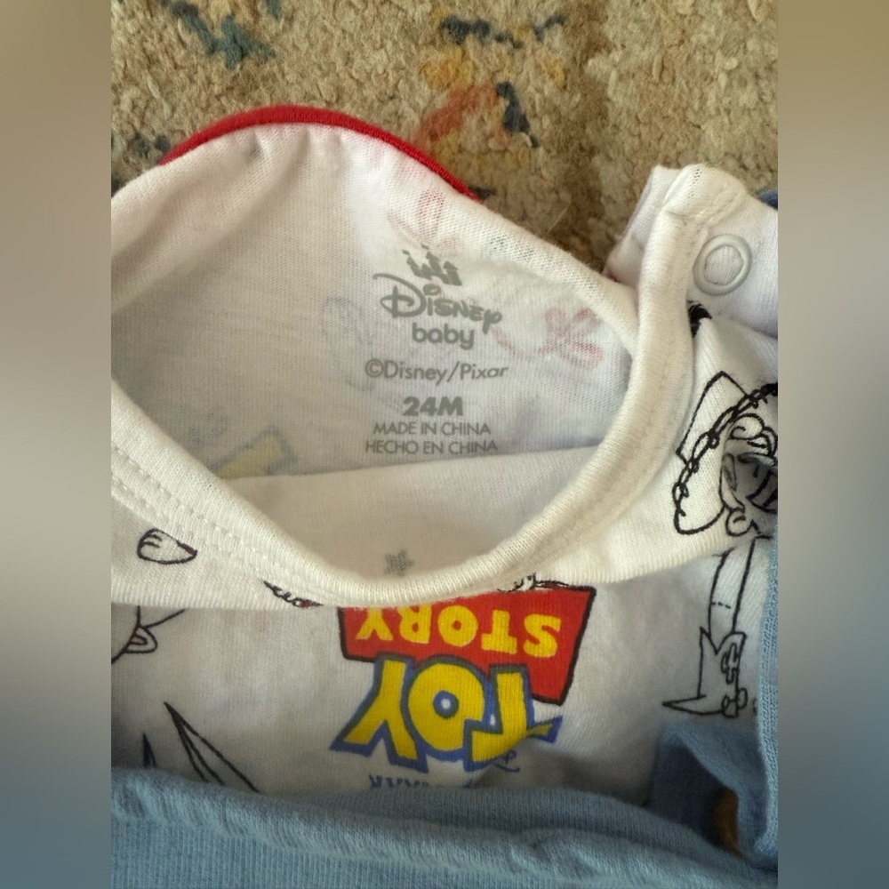 Disney Toy Story shortall overall outfit 24 months - Picture 3 of 3